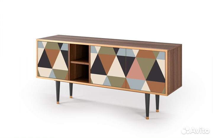 Тв-тумба T5 - Орех - Royal Triangles