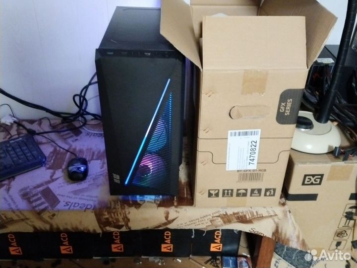 Игровой 8 ядер 32gb SSD512 HDD500 RX5600XT 6gb