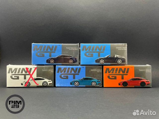 Модели авто Porsche ч.2 Mini GT 1/64