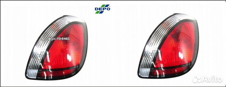 Задняя фара правая рио 2 В крыло