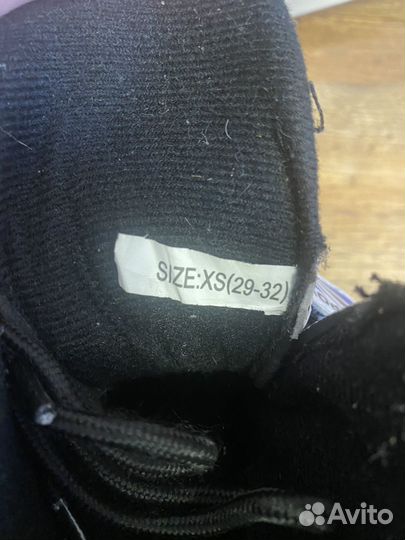 Коньки раздвижные rush 29-32