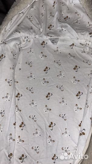 Меховой утепленный комбинезон для малыша