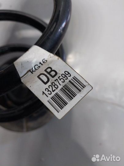 Пружина подвески задняя Chevrolet Cruze седан 1.6