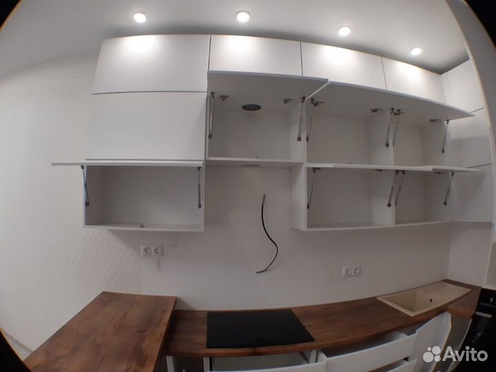 Кухня Белый Матовый мдф 2.9х1.5метра