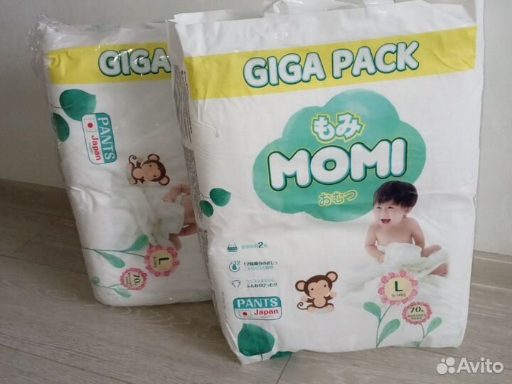 Подгузники трусики momi L