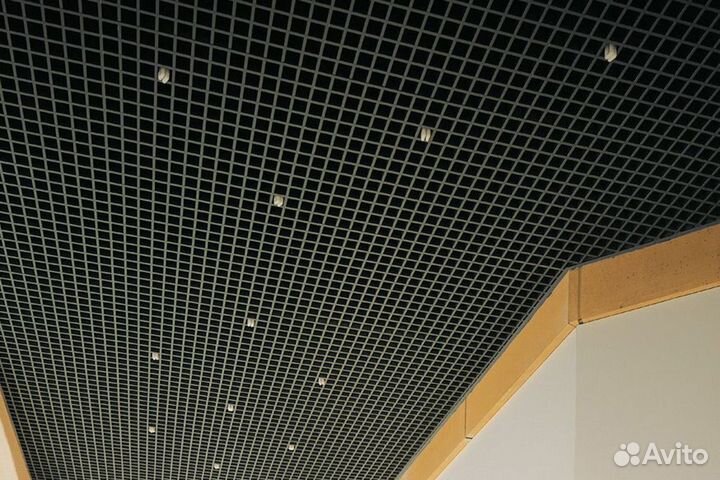 Ячеистый потолок грильято GL