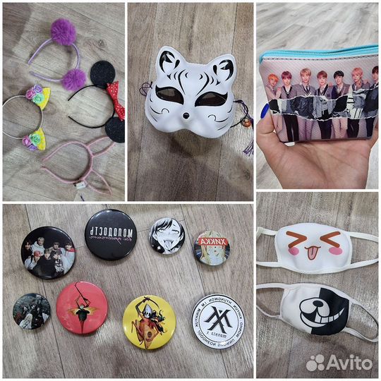 Аниме и k-pop атрибутика
