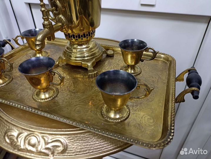 Самовар Мини.винтаж.латунь.коллекция