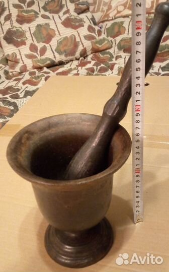 Ступка с пестиком, кофейник