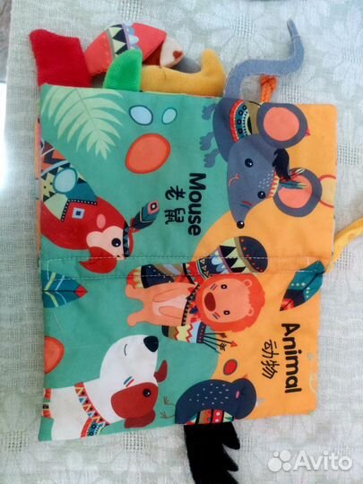Развивающие игрушки, мягкая книжка