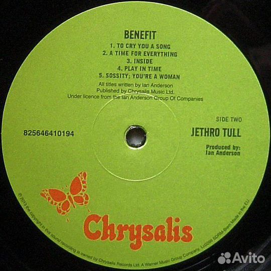 Винил Jethro Tull – Benefit