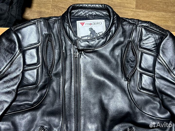Мотокуртка кожаная мужская «Modeka» 54