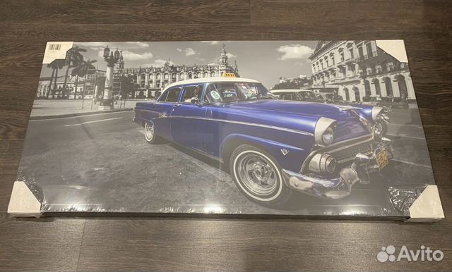 Картина с ретро авто