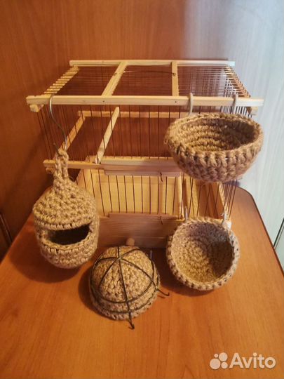 Гнёзда для птиц (канареек и амадин)