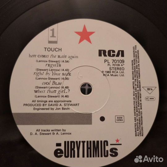 The Mamas&The Papas, Eurythmics, UB 40