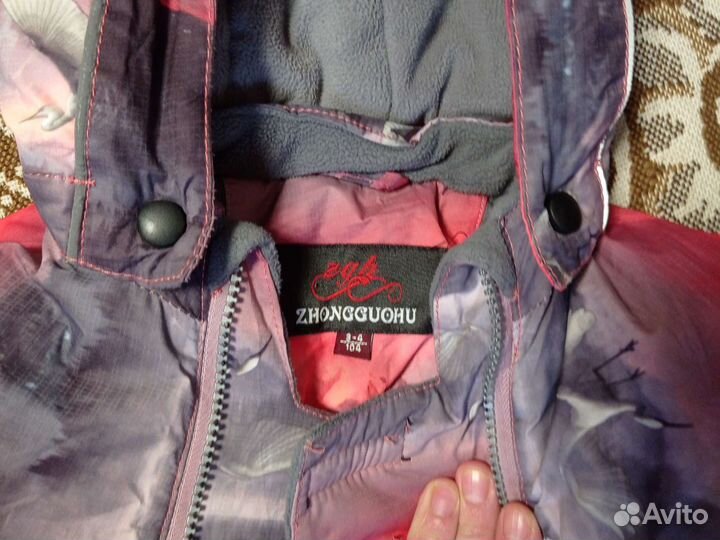 Зимний комбинезон для девочек 104