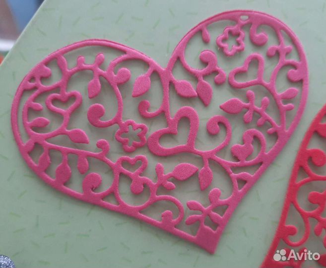 Вырубка Сердечки из фоамирана