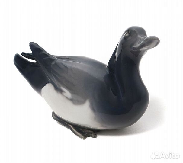 Фарфоровая фигура Хохлатая чернеть Bing & Grondahl