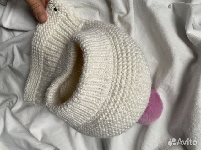 Шапочка для девочки 6 месяцев