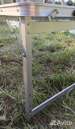 Стол усиленный складной 4 стула