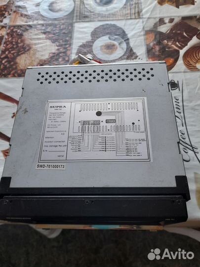 2 DIN магнитолла supra