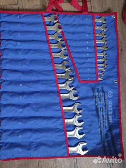 Набор комбинированных удлиненных ключей,king tony