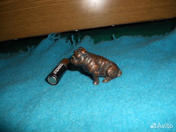 Только самовывоз Статуэтка бульдог металл