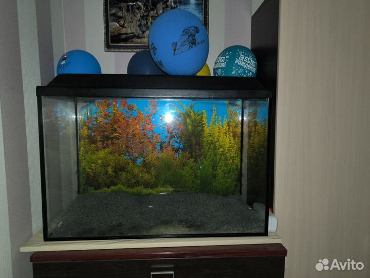 Аквариум на 180 литров с подстветкой