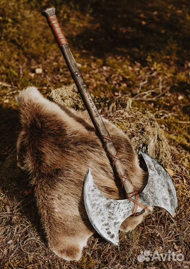 Топор Перуна кованый двусторонний