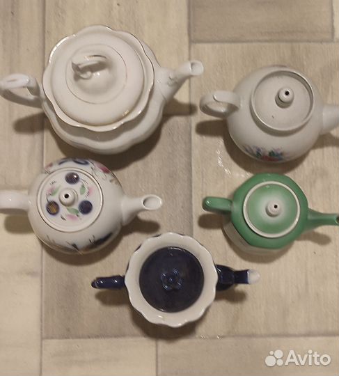 Чайники фарфоровые СССР