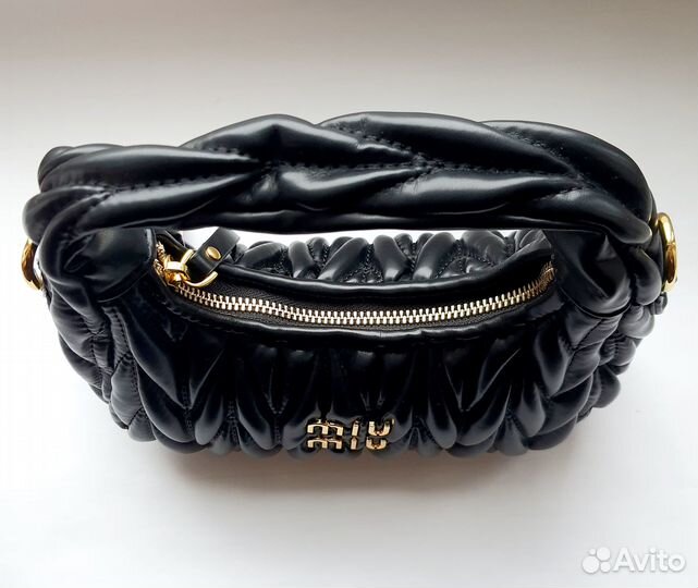 Сумка женская miu miu чёрная