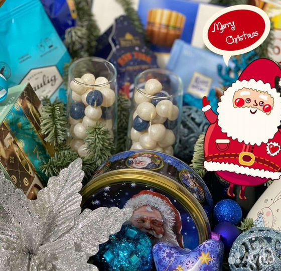 Новогодние корзины и букеты