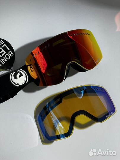 Горнолыжная маска Dragon NFXs Redlon+YellwBluelon