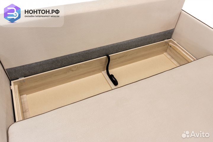 Диван еврокнижка Лозанна бежевый