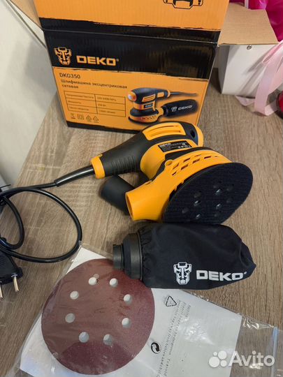 Шлифовальная машина эксцентриковая Deko