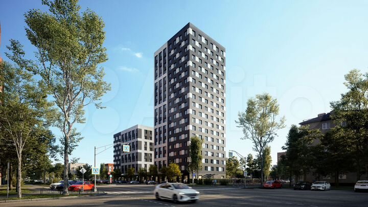 Квартира-студия, 23 м², 17/19 эт.