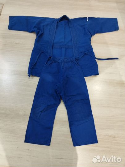 Кимоно для дзюдо синее 140