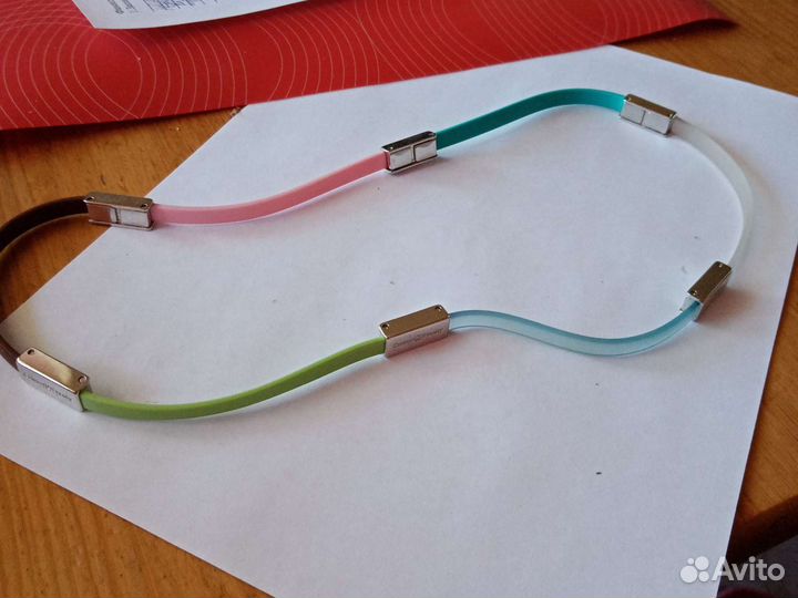 Силиконовое колье с элементами гипферстали