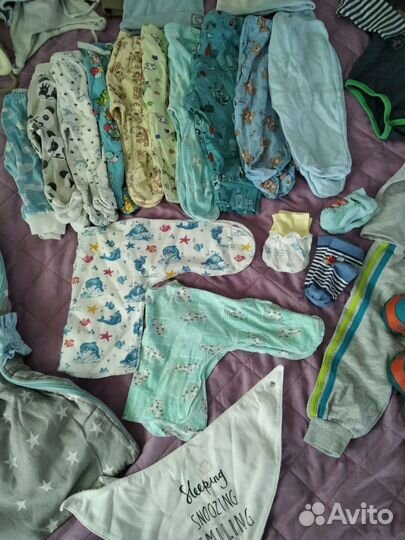 Конверт на выписку + пакет вещей