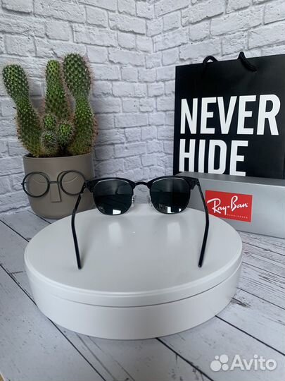 Очки Ray Ban 3716 Clubmastermetal 186/R5 49 21 140