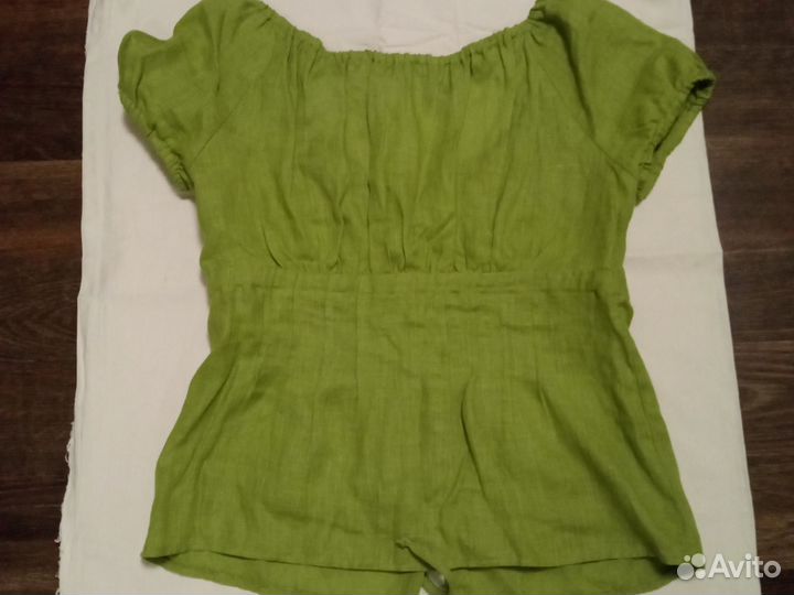 Блузка женская лен
