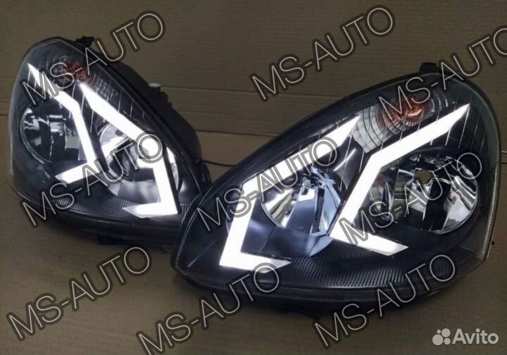 Фары amg на priora Тюнинг