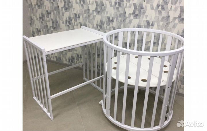 Детская кровать трансформер из массива