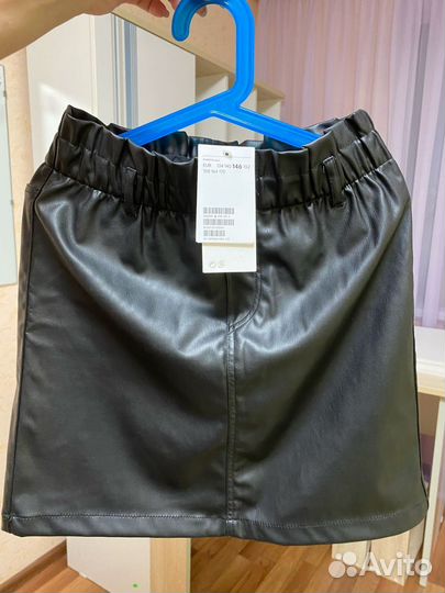 Кожаная юбка
