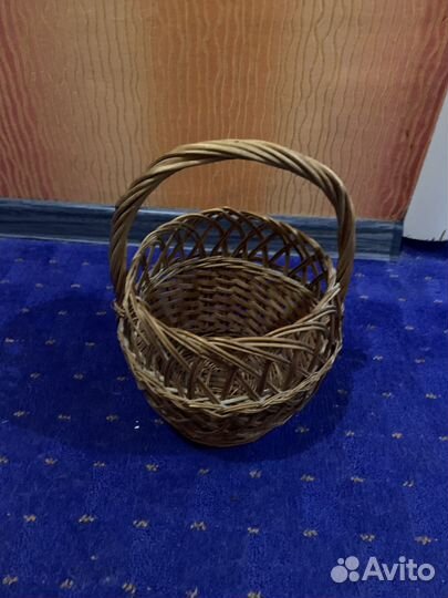 Набор плетеных корзин
