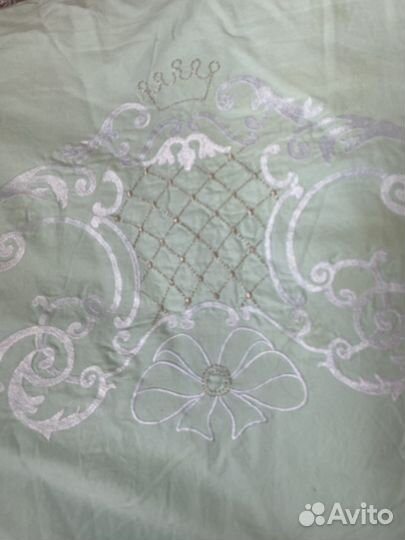 Детское постельное белье с бортиками и балдахином