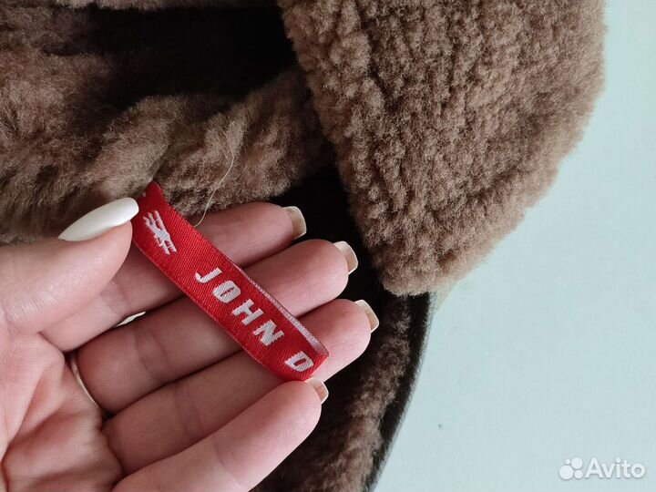 Шлем John Douglas нат кожа мех 57 разм