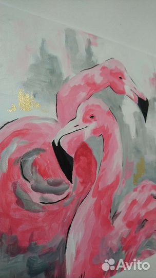 Интерьерная картина акрилом на холсте 30*30