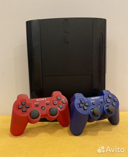 Sony PlayStation 3 + 4 геймпада