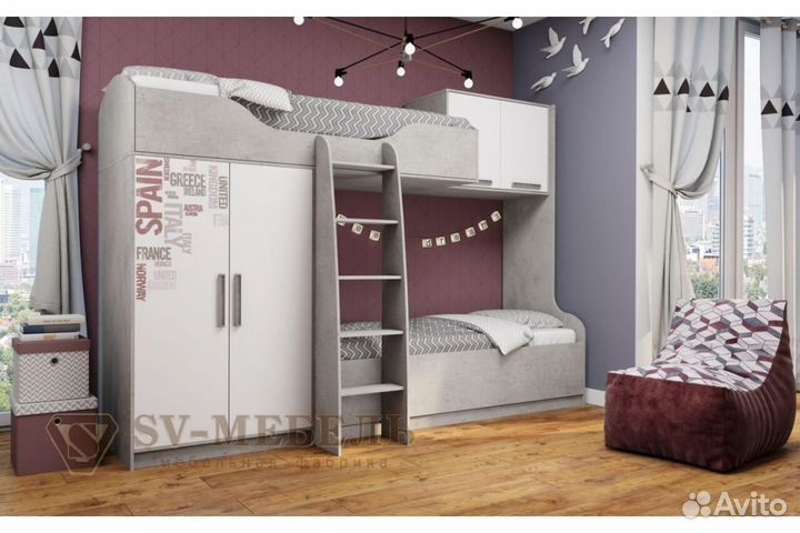 Кровать 2х ярусная